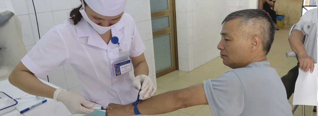 Lấy máu xét nghiệm