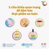 5 chìa khóa quan trọng để đảm bảo thực phẩm an toàn