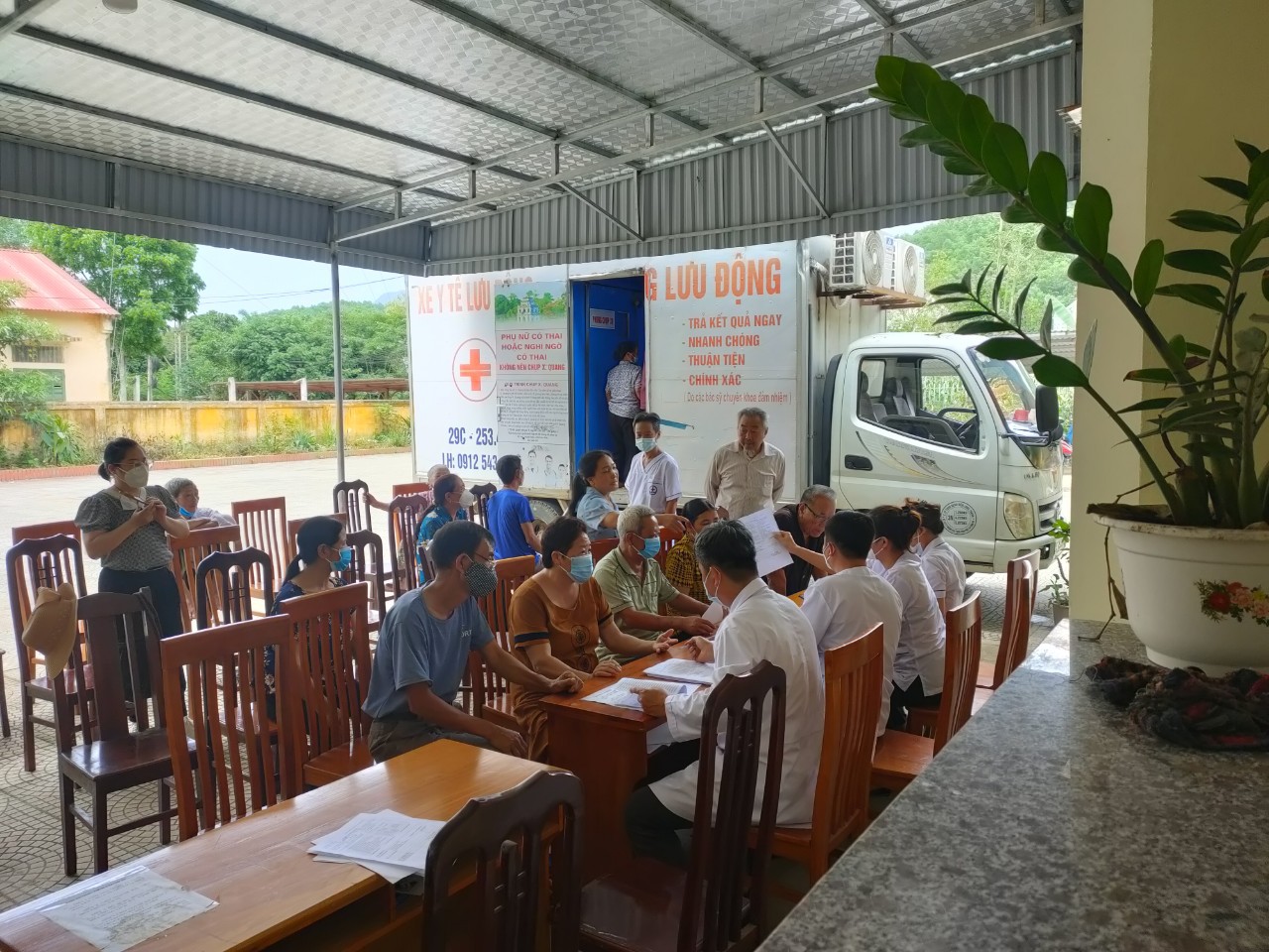 Hoạt động sàng lọc lao tiềm ẩn và sàng lọc chủ động bệnh lao tại điểm xã Thống nhất